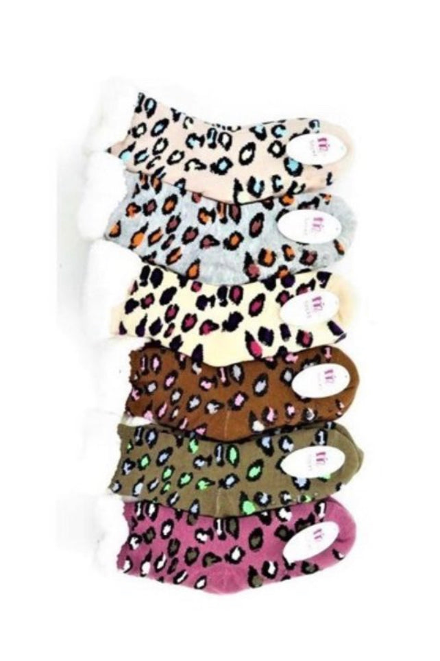 Animal Print Non Slip Winter Socks
