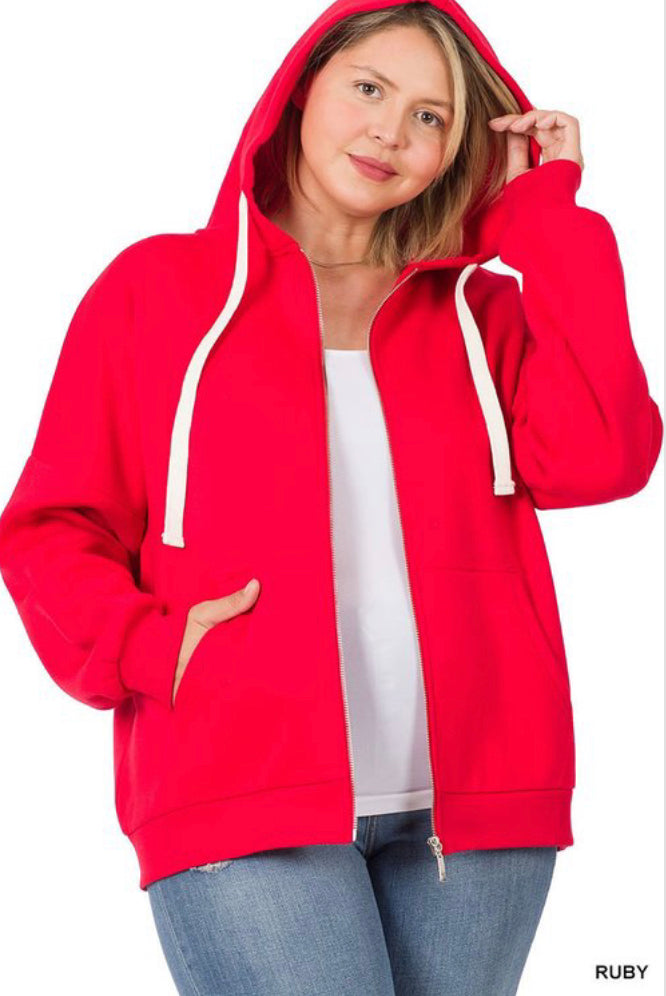 Ruby Zip Hoodie