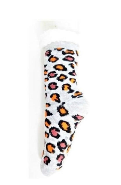 Animal Print Non Slip Winter Socks